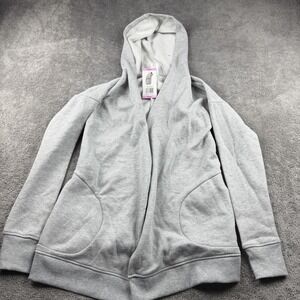 Active Life Cardigan Open-Front‎ Womens Small Gray Long Sleeve NWT